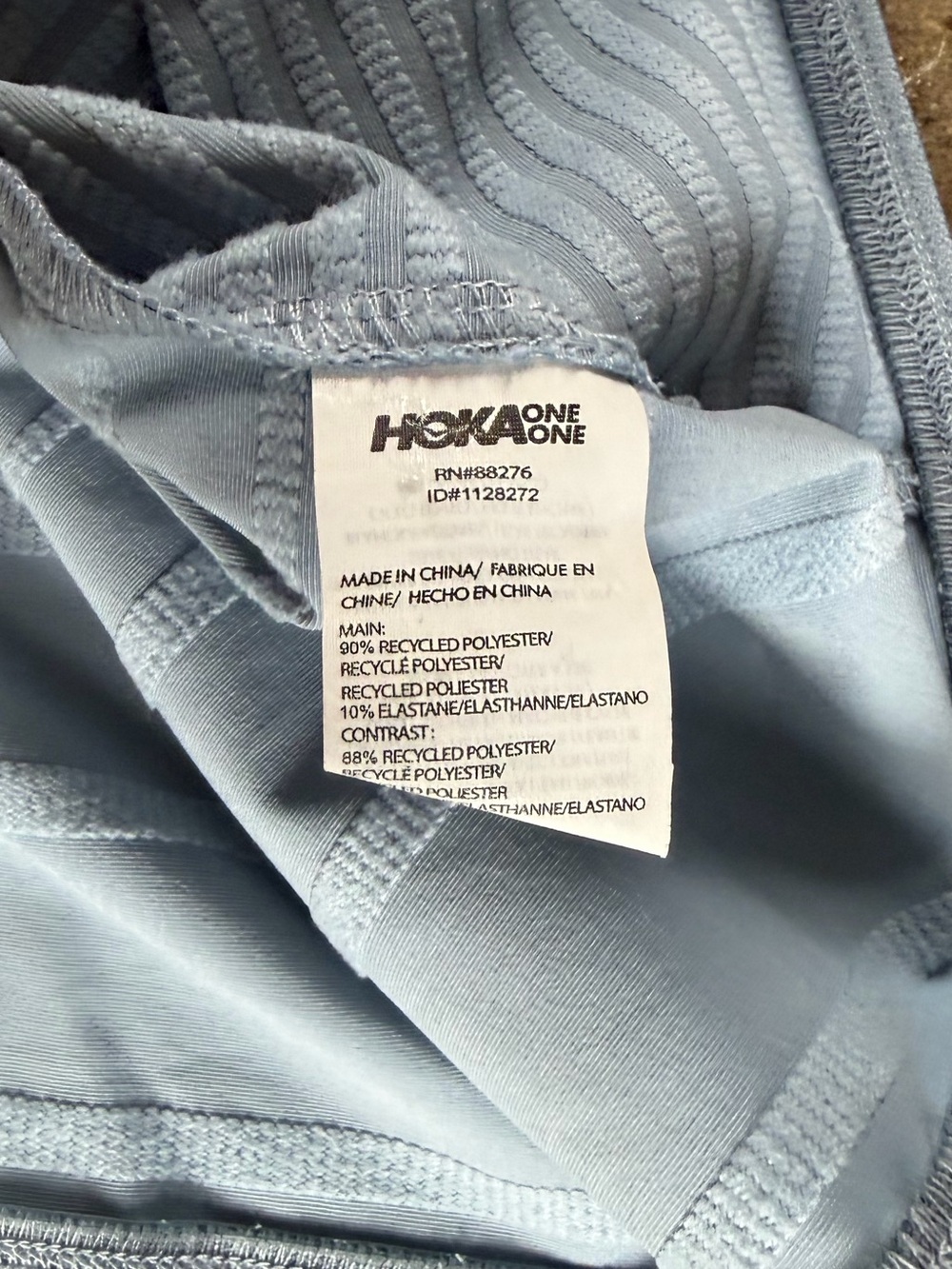 Hoka Mission Full Zip Jacket Light Blue Size XXL Activewear Running Lightweight - Picture 9 of 9